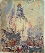 Marin, John Woolworth Building oil on canvas